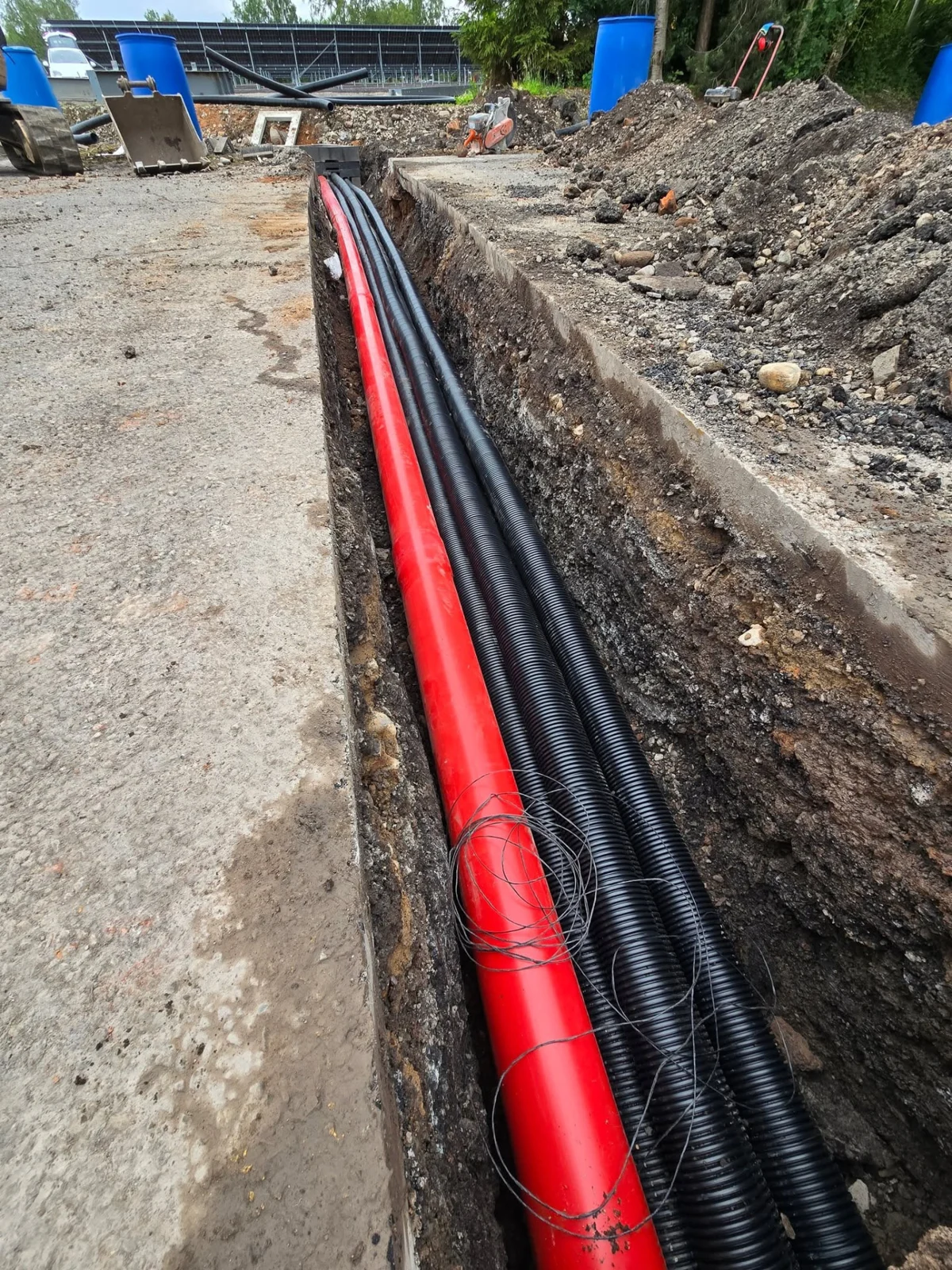 Utility trenching and ducting