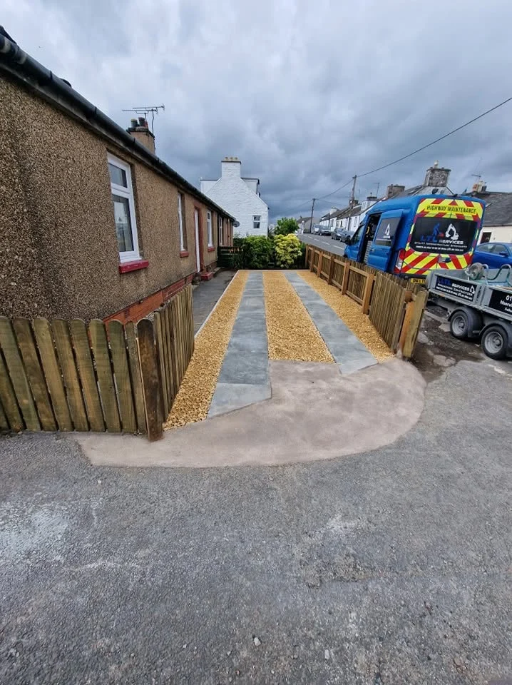 Driveway and external groundworks